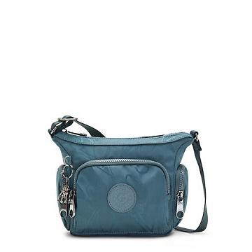 Kipling Gabbie Mini Printed Crossbody Táska Sötétkék Szürke | HU 1125JP